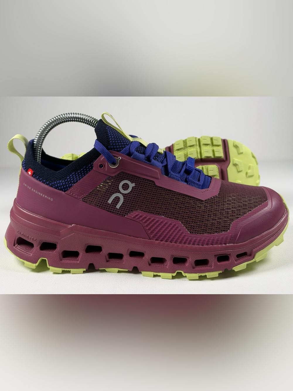On Cloudultra 2 Cherry/Hay Purple Yellow Women's Sneaker Size 8.5